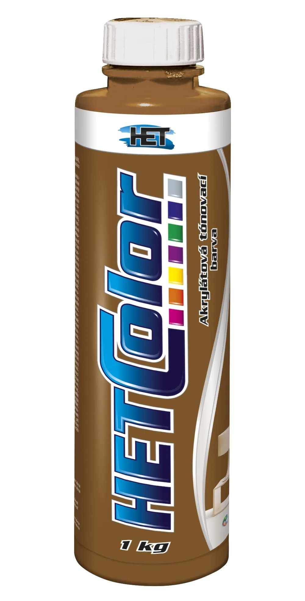 HETCOLOR Akrylátová tónovacia farba svetlo hnedá 1 kg HETCOLOR Akrylátová tónovacia farba svetlo hnedá 1 kg