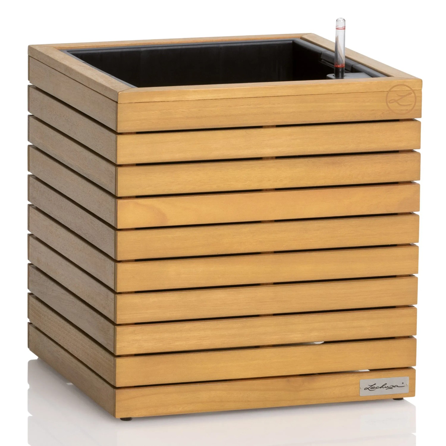 Lechuza Samozavlažovací kvetináč Natural Wood Palo Low 46 x 44 x 44 cm Lechuza Samozavlažovací kvetináč Natural Wood Palo Low 46 x 44 x 44 cm