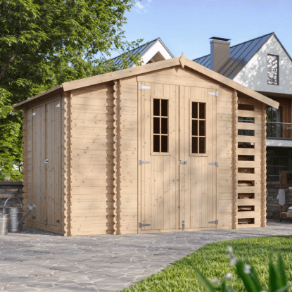 Timbela Drevený záhradný domček M389C bez podlahy, 312 x 200 cm Timbela Drevený záhradný domček M389C bez podlahy, 312 x 200 cm