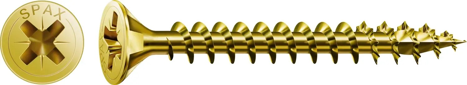 Spax Uni skrutka zápust.hlava PZ/Z2 4CUT a plný závit Yellox 4 x 16 mm 300 ks Spax Uni skrutka zápust.hlava PZ/Z2 4CUT a plný závit Yellox 4 x 16 mm 300 ks