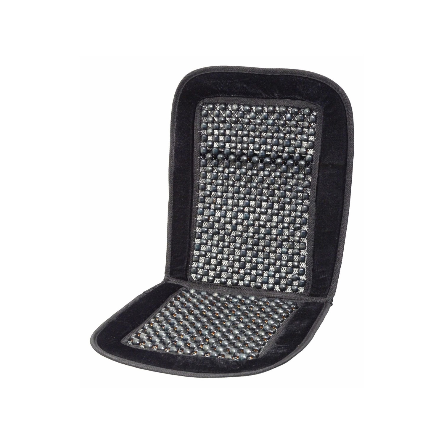 Compass Poťah sedadla guličkový s lemom čierny 93x 44 cm Compass Poťah sedadla guličkový s lemom čierny 93x 44 cm