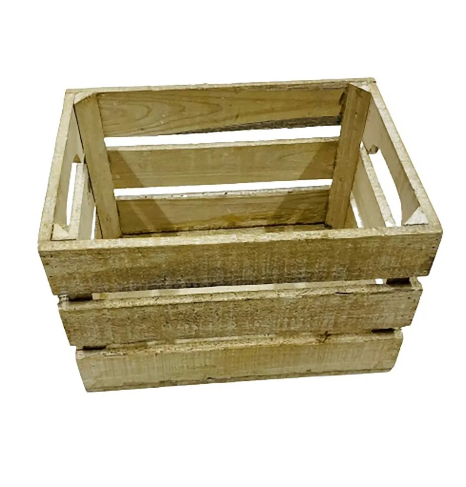 Drevená debnička ľahko biela 28 x 20 x 19 cm Drevená debnička ľahko biela 28 x 20 x 19 cm