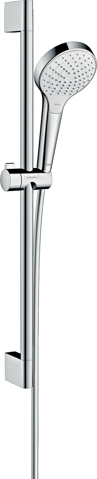 Hansgrohe Sprchový set (vr. sprchovej tyče 65 cm) Croma Select S, biela/chróm Hansgrohe Sprchový set (vr. sprchovej tyče 65 cm) Croma Select S, biela/chróm