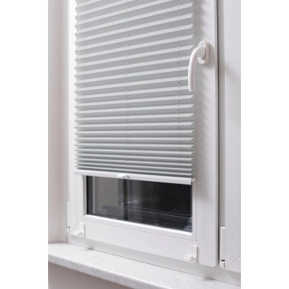 STUZA Plisé roleta EasyFix, sivá, 80 x 200 cm STUZA Plisé roleta EasyFix, sivá, 80 x 200 cm