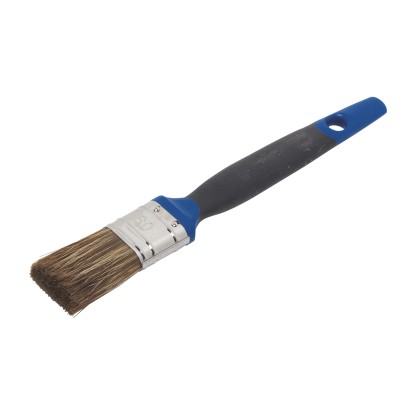 LUX-TOOLS Plochý štetec na lazúru s rukoväťou Softgrip 30 mm LUX-TOOLS Plochý štetec na lazúru s rukoväťou Softgrip 30 mm