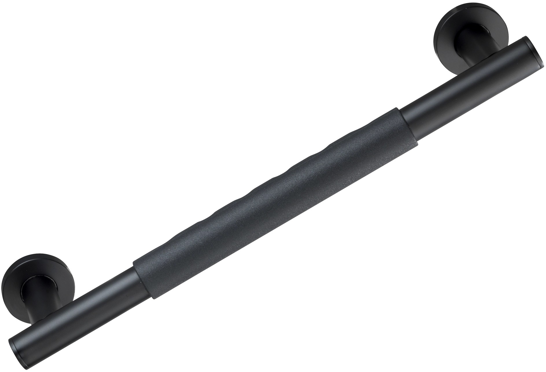 Wenko Nástenné kúpeľňové madlo Secura, čierna, 40,5 cm Wenko Nástenné kúpeľňové madlo Secura, čierna, 40,5 cm