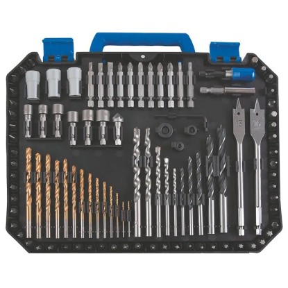 LUX-TOOLS Súprava vrtákov, bitov, hmoždiniek a skrutiek, 400 dielov LUX-TOOLS Súprava vrtákov, bitov, hmoždiniek a skrutiek, 400 dielov