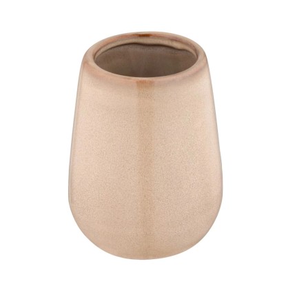 Wenko Keramický kelímok na zubné kefky Sirmione, béžová, pr. 8 x 10,5 cm Wenko Keramický kelímok na zubné kefky Sirmione, béžová, pr. 8 x 10,5 cm