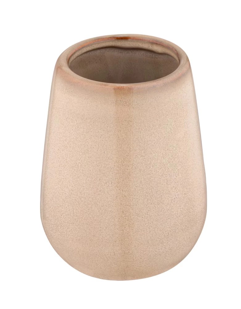 Wenko Keramický kelímok na zubné kefky Sirmione, béžová, pr. 8 x 10,5 cm Wenko Keramický kelímok na zubné kefky Sirmione, béžová, pr. 8 x 10,5 cm