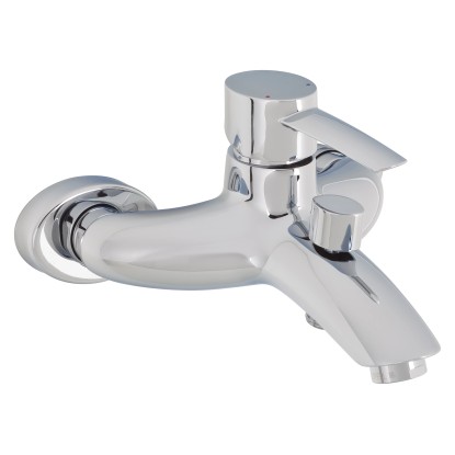 OBI Jednopáková vaňová napúšťacia batéria Keri pochrómovaná rozteč 150 mm OBI Jednopáková vaňová napúšťacia batéria Keri pochrómovaná rozteč 150 mm