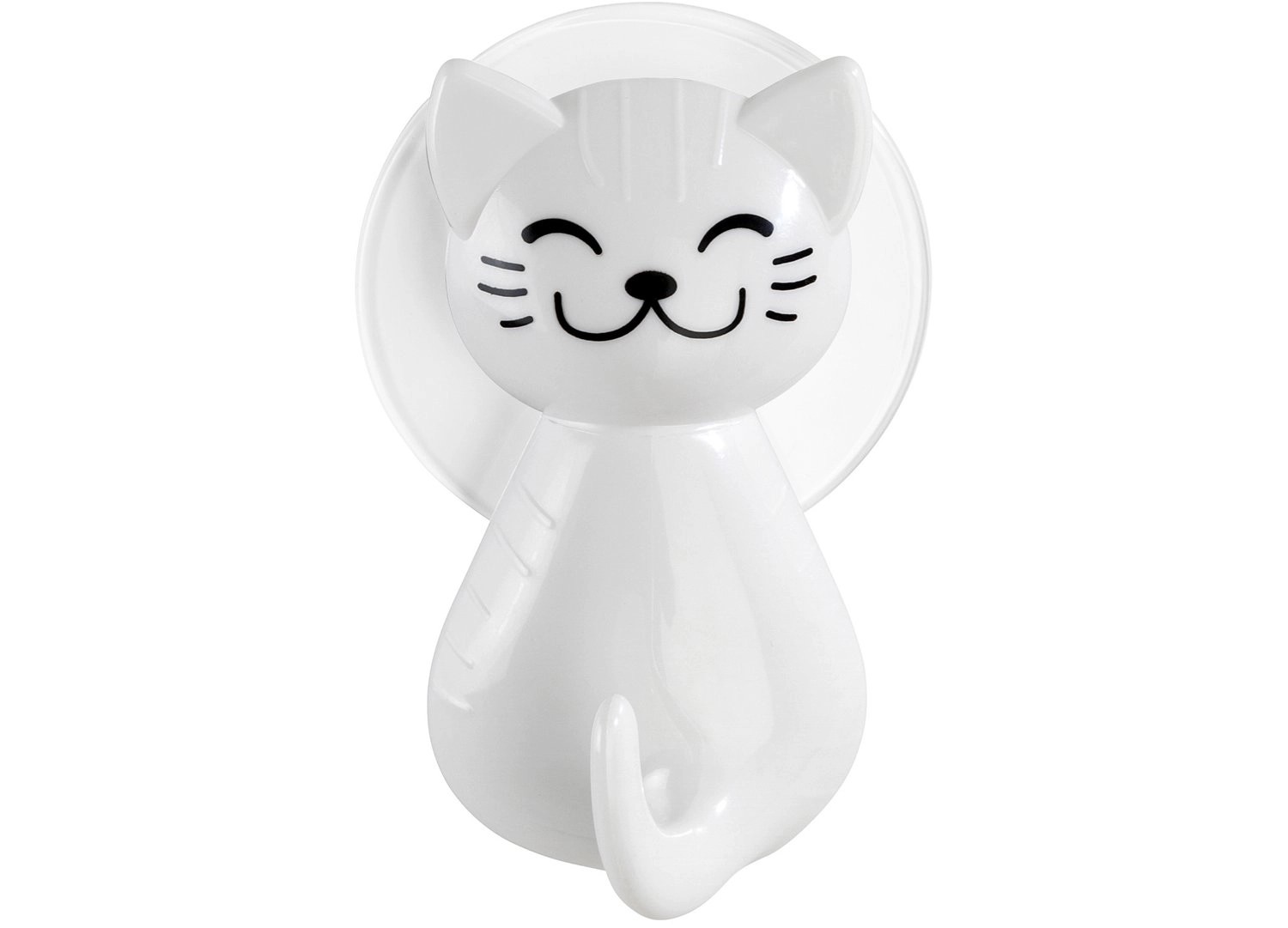 Wenko Prísavný háčik biela mačka Wenko Prísavný háčik biela mačka