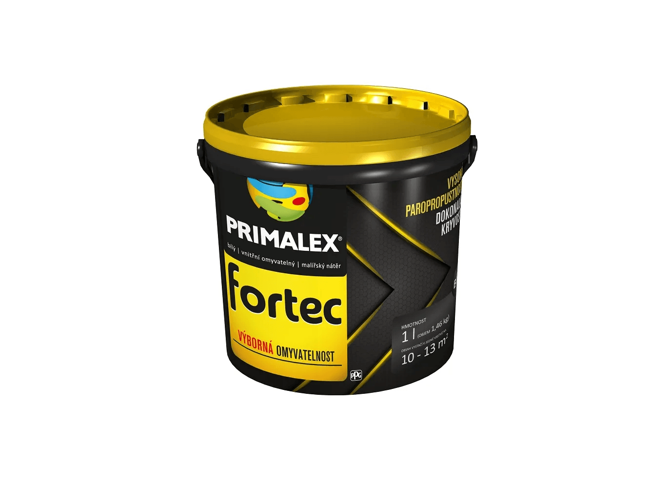 PRIMALEX Vnútorný umývateľný maliarsky náter Fortec biely 1 l PRIMALEX Vnútorný umývateľný maliarsky náter Fortec biely 1 l