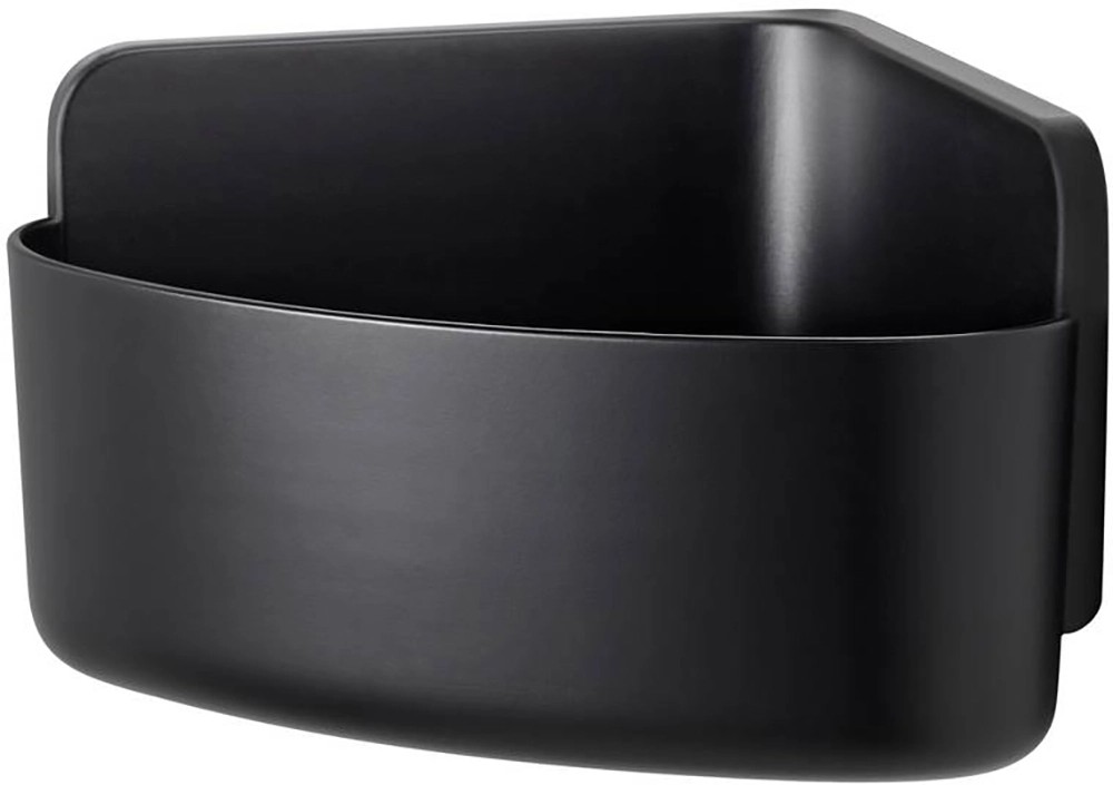 tesa Rohový košík do sprchy Lavaa veľ. S, matná čierna, 120 x 175 x 175 mm tesa Rohový košík do sprchy Lavaa veľ. S, matná čierna, 120 x 175 x 175 mm