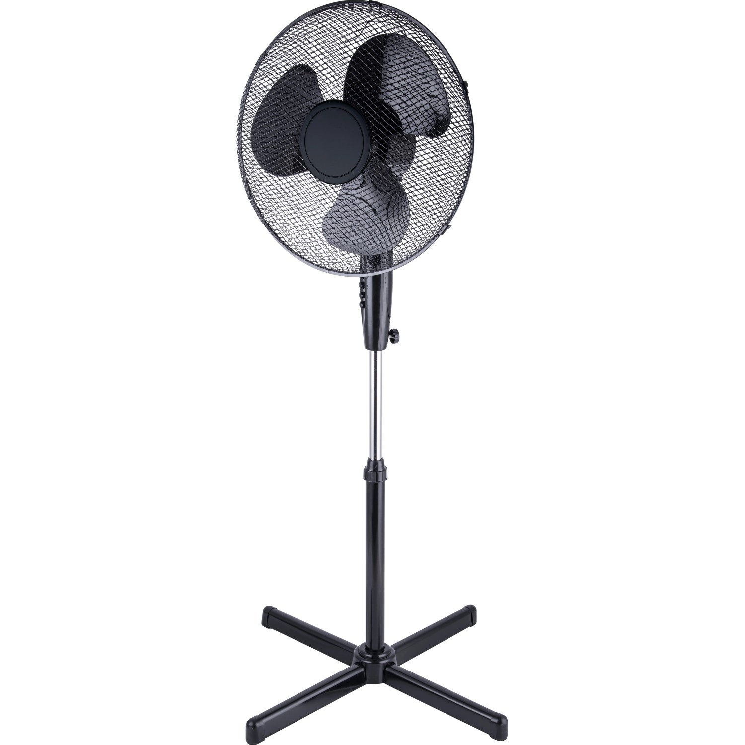 Stojanový ventilátor, výškovo nastaviteľný, čierna, pr. 40 cm Stojanový ventilátor, výškovo nastaviteľný, čierna, pr. 40 cm