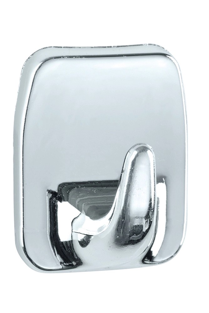 Wenko Nástenný háčik univerzálny chróm 2 ks v balení Wenko Nástenný háčik univerzálny chróm 2 ks v balení