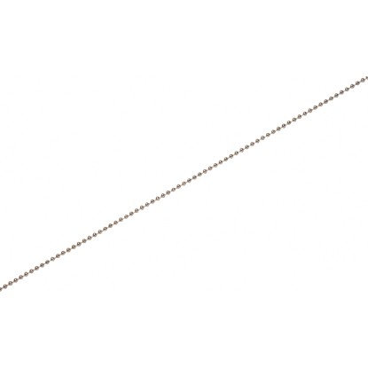 LUX Guľôčková reťaz poniklovaná mosadz, pr. 3,6 mm - metráž LUX Guľôčková reťaz poniklovaná mosadz, pr. 3,6 mm - metráž