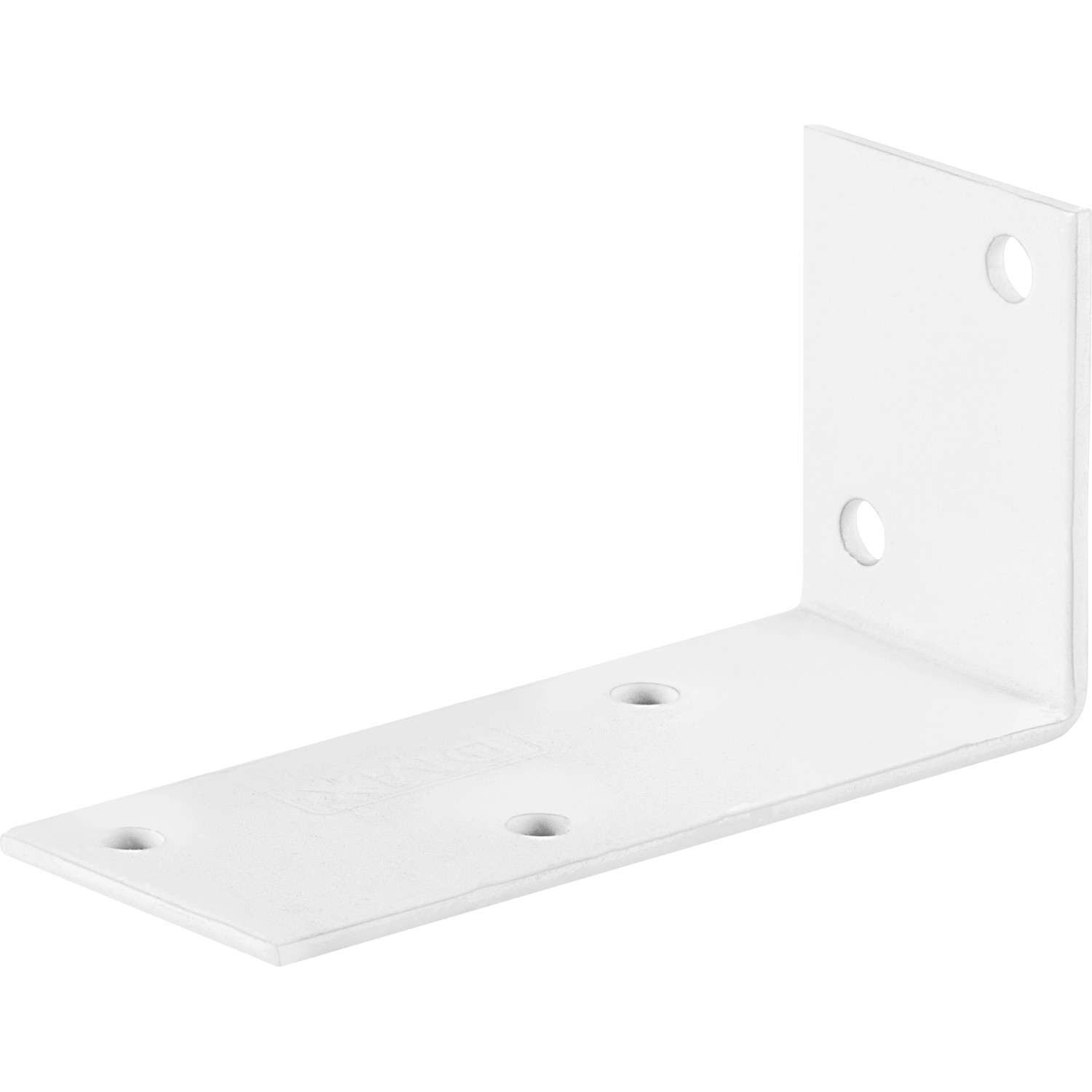 Konštrukčný uholník biely práškový nástrek 80 mm x 40 mm x 30 mm Konštrukčný uholník biely práškový nástrek 80 mm x 40 mm x 30 mm