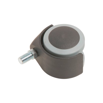 OBI Dvojité koliesko k stoličke so závitom pr. 50 mm, 40 kg OBI Dvojité koliesko k stoličke so závitom pr. 50 mm, 40 kg