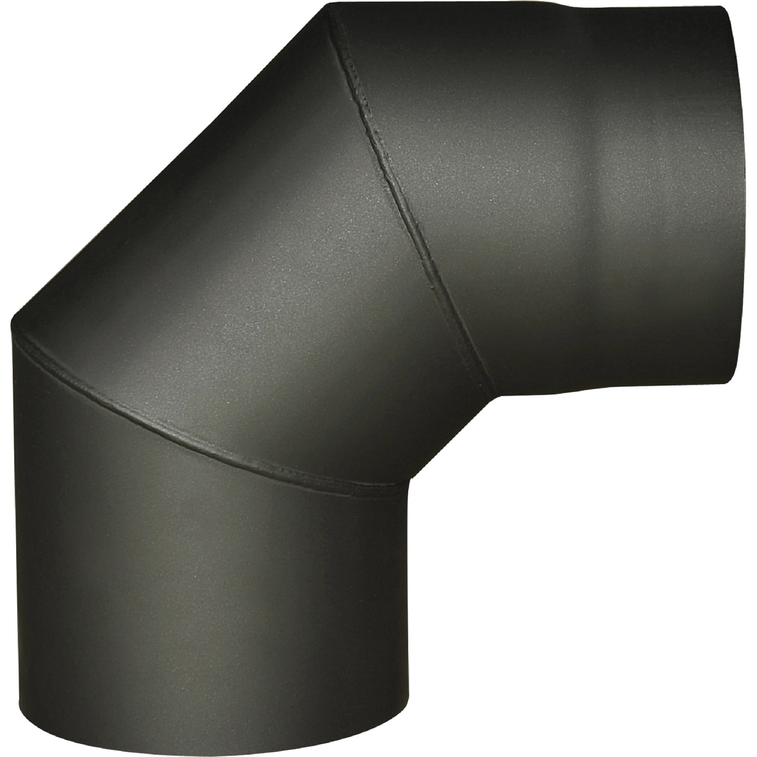 Koleno dymové pr. 130 mm, 90° hrubostenné čierne Koleno dymové pr. 130 mm, 90° hrubostenné čierne