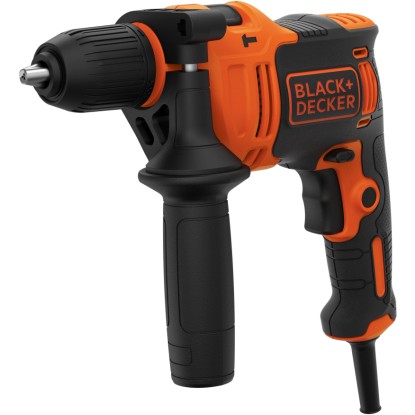 Black+Decker Príklepová vŕtačka 1stupňová BEH710K-QS, 710W vr. prísl. a kufríka Black+Decker Príklepová vŕtačka 1stupňová BEH710K-QS, 710W vr. prísl. a kufríka