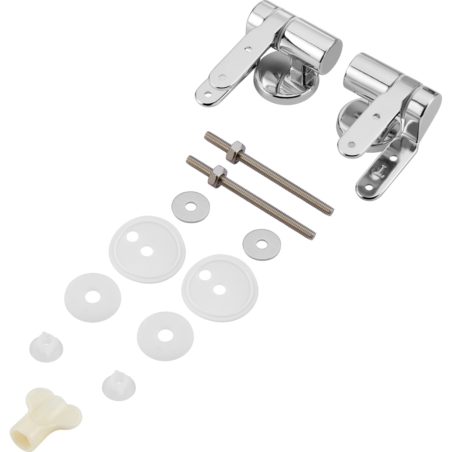 baliv Súprava na upevnenie WC sedadiel s tichým zatváraním Soft-Close baliv Súprava na upevnenie WC sedadiel s tichým zatváraním Soft-Close