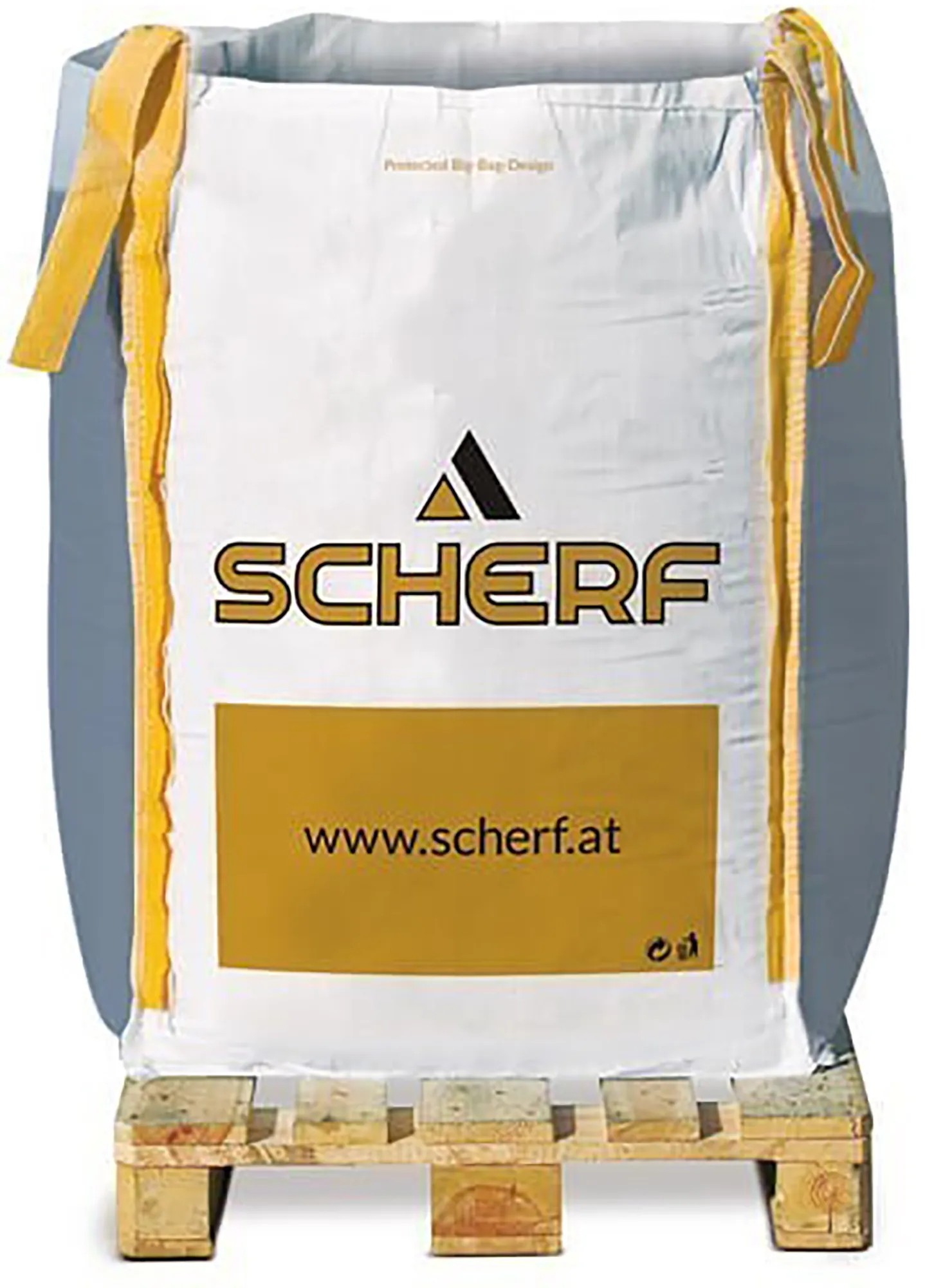 Big-Bag s červenohnedou kôrovou mulčovacou kôrou (1000 l) na palete. Ideálne na zakrytie pôdy a redukciu buriny. Big-Bag s červenohnedou kôrovou mulčovacou kôrou (1000 l) na palete. Ideálne na zakrytie pôdy a redukciu buriny.