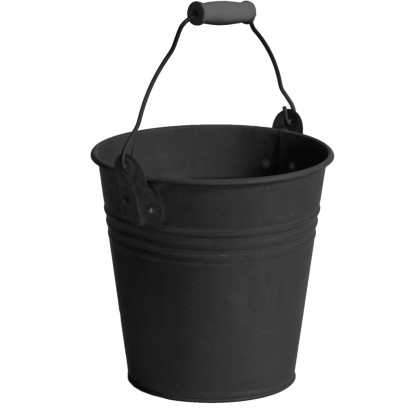 Mega Collections Zinkové vedro Vintage Black pr. 16 x 14 cm Mega Collections Zinkové vedro Vintage Black pr. 16 x 14 cm