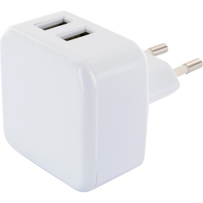 Schwaiger Nabíjací USB adaptér 230 V 2 x USB port pre zásuvku Schwaiger Nabíjací USB adaptér 230 V 2 x USB port pre zásuvku