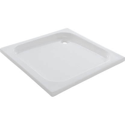 Štvorcová, extra plochá, biela sprchová vanička baliv DW-80.30 E, 80x80 cm. Štvorcová, extra plochá, biela sprchová vanička baliv DW-80.30 E, 80x80 cm.