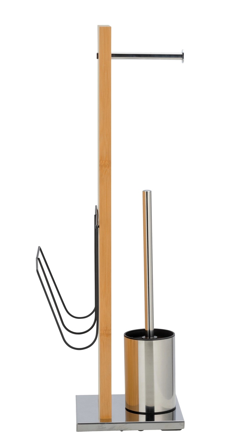 Wenko WC kefa a držiak WC papiera Portofino, bambus, 24,5 x 22,5 x 68 cm Wenko WC kefa a držiak WC papiera Portofino, bambus, 24,5 x 22,5 x 68 cm