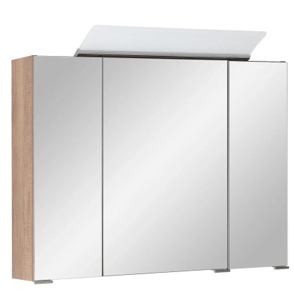 A-Interiéry Zrkadlová skrinka s LED osvetlením Felipe 80 ZS, dub country A-Interiéry Zrkadlová skrinka s LED osvetlením Felipe 80 ZS, dub country