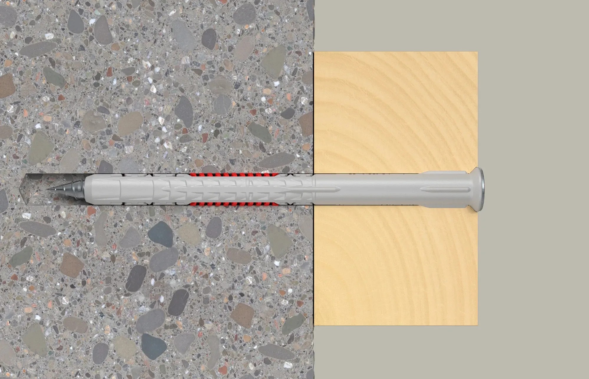 Hmoždinka Fischer DuoXpand 10x160 mm so zapustenou hlavou skrutky, vhodná do betónu a muriva. Hmoždinka Fischer DuoXpand 10x160 mm so zapustenou hlavou skrutky, vhodná do betónu a muriva.