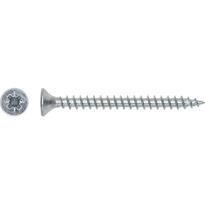 Uni skrutky so zápustnou hlavou TX25 plný závit bielo pozink. 5x30 mm, 20 ks Uni skrutky so zápustnou hlavou TX25 plný závit bielo pozink. 5x30 mm, 20 ks