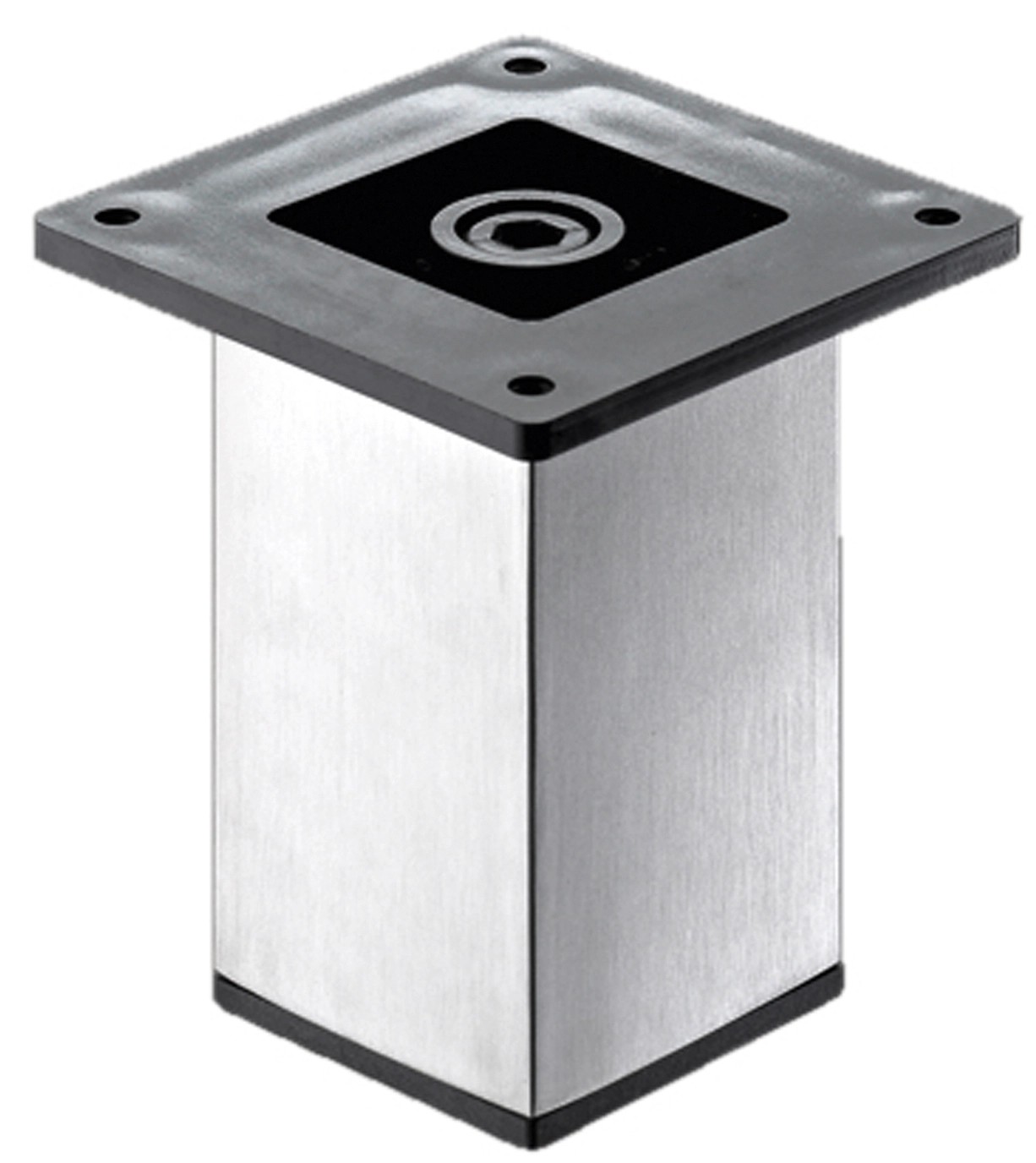 Hettich Nábytková noha 50 x 50 x 100 mm vzhľad nerezovej ocele Hettich Nábytková noha 50 x 50 x 100 mm vzhľad nerezovej ocele