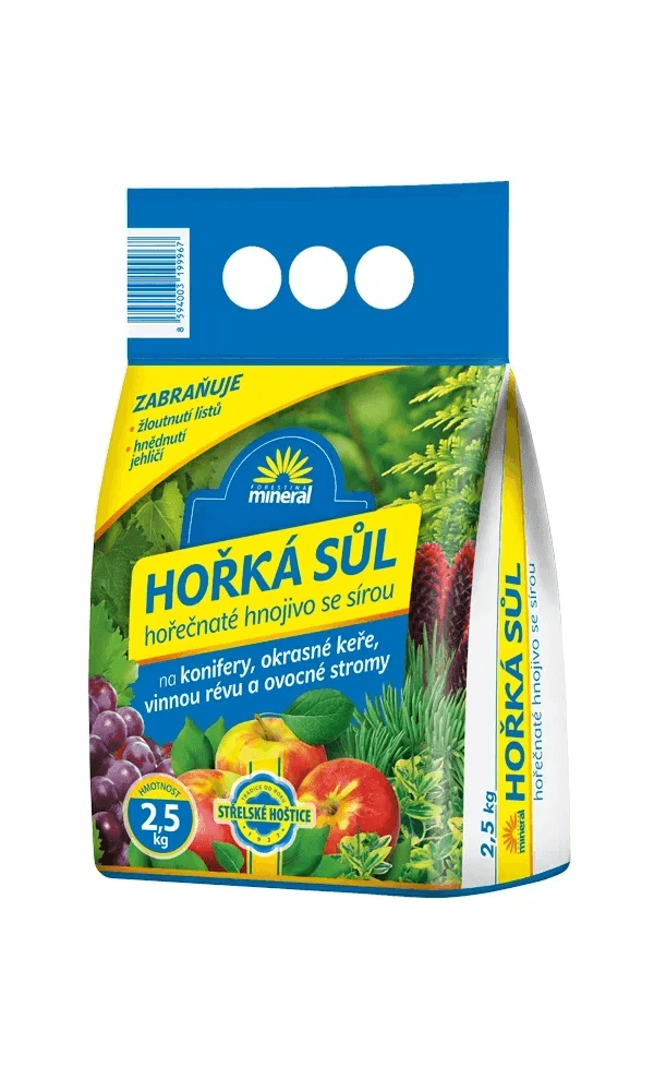 Forestina Horká soľ, horečnaté hnojivo so sírou 2,5 kg Forestina Horká soľ, horečnaté hnojivo so sírou 2,5 kg
