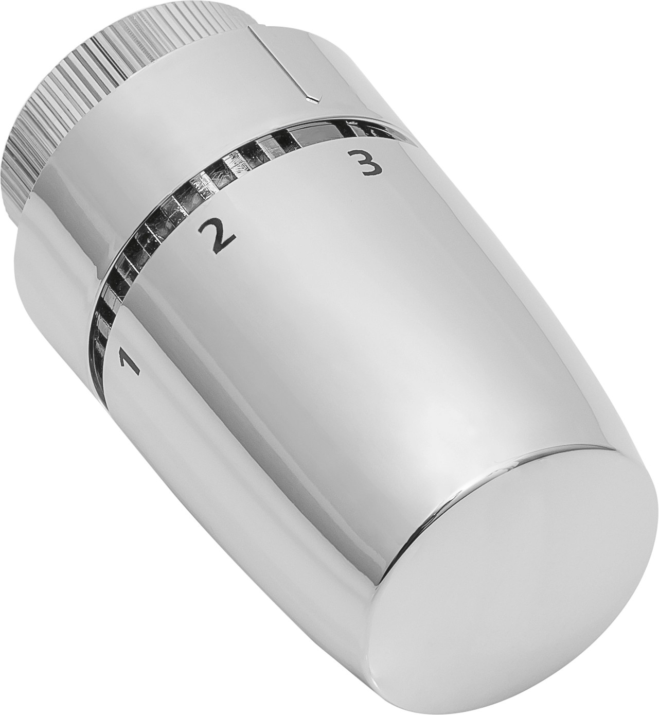 Termostatický ventil priamy tvar, chróm, 21 mm (R 1/2) x 18,6 mm (RP 1/2) Termostatický ventil priamy tvar, chróm, 21 mm (R 1/2) x 18,6 mm (RP 1/2)