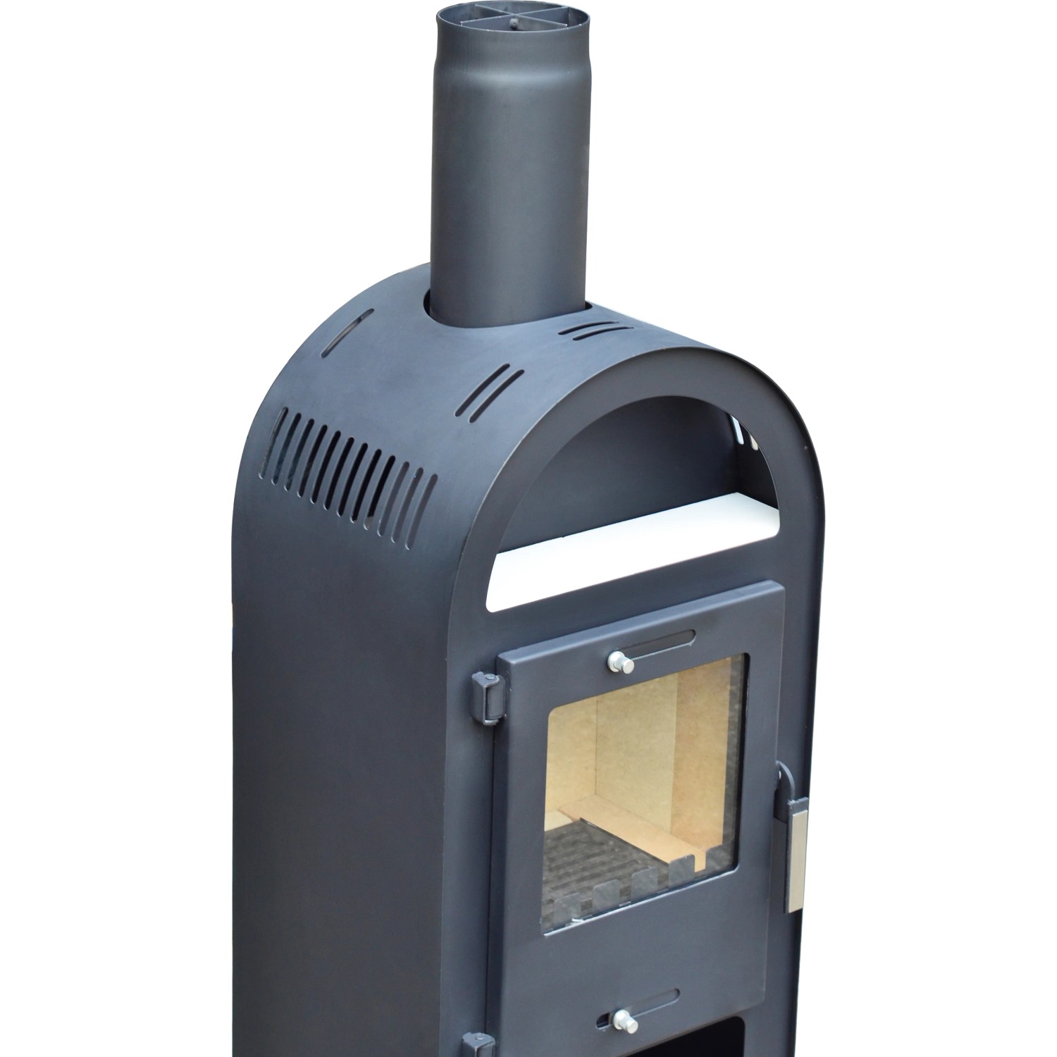 Dielenská pec Magna 3.0, oceľ, čierna, 7 kW. Kachle s presklenými dvierkami a dymovodom. Dielenská pec Magna 3.0, oceľ, čierna, 7 kW. Kachle s presklenými dvierkami a dymovodom.