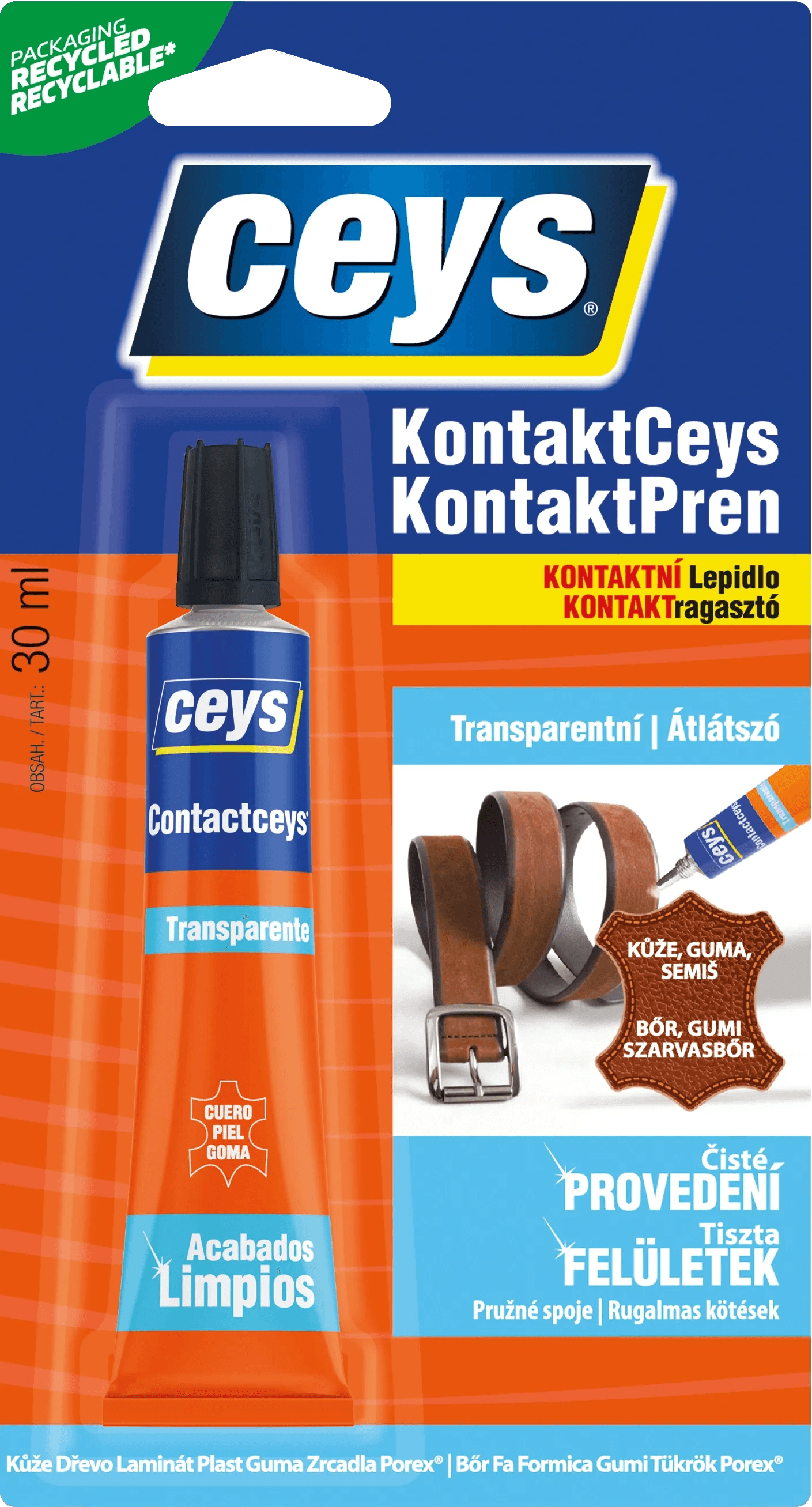 Ceys Kontaktné lepidlo KONTAKTCEYS 30 ml Ceys Kontaktné lepidlo KONTAKTCEYS 30 ml
