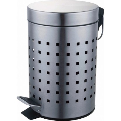 CMI Nášľapný odpadový kôš do kúpeľne nerez dierovaný dizajn CMI Nášľapný odpadový kôš do kúpeľne nerez dierovaný dizajn