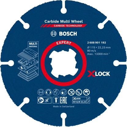 Bosch Rezný kotúč Expert Carbide Multi Wheel X-Lock, pr. 115 mm Bosch Rezný kotúč Expert Carbide Multi Wheel X-Lock, pr. 115 mm