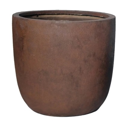 Mega Collections Kvetináč Texas Egg Pot hrdzavá pr. 25 x 25 cm Mega Collections Kvetináč Texas Egg Pot hrdzavá pr. 25 x 25 cm