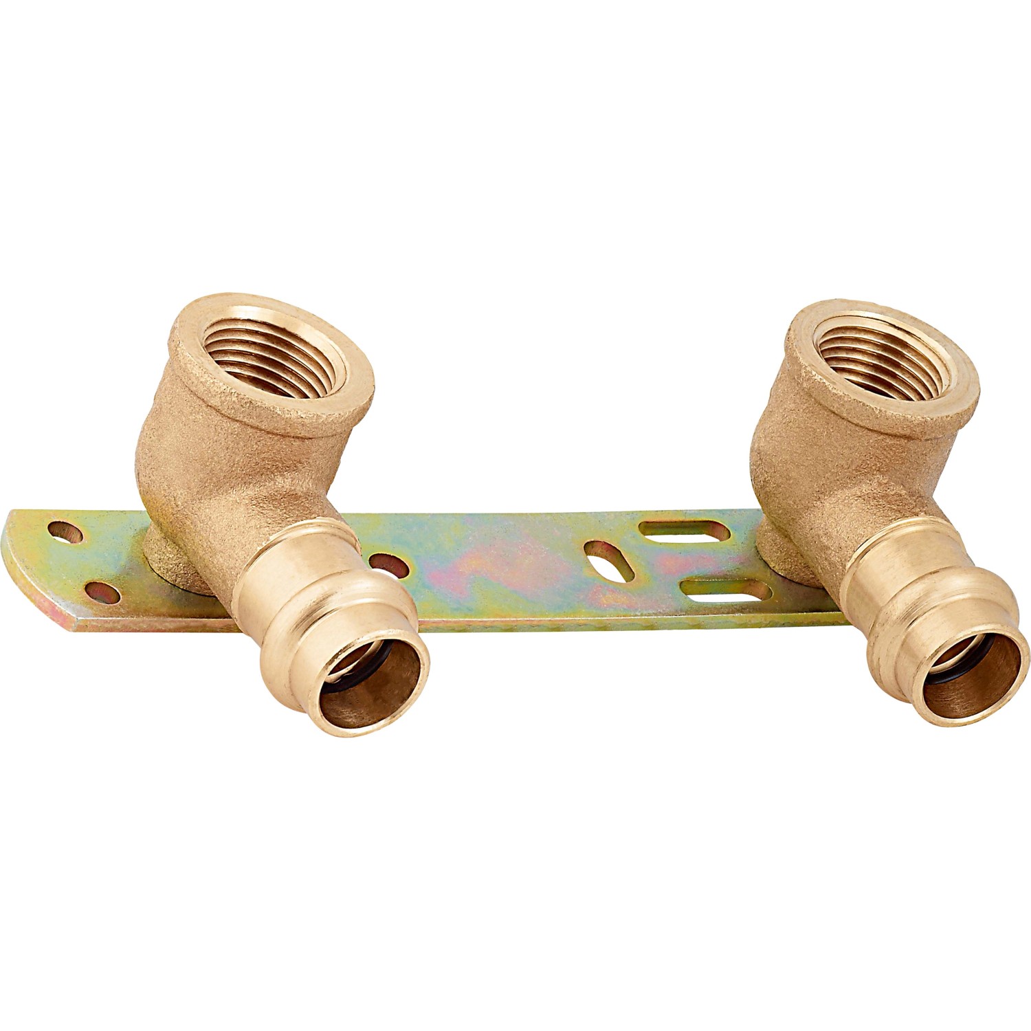 Lisovacia montážna jednotka červ. mosadz 100 mm, pr. 15 x 18,6 mm (Rp 1/2), 1 ks Lisovacia montážna jednotka červ. mosadz 100 mm, pr. 15 x 18,6 mm (Rp 1/2), 1 ks