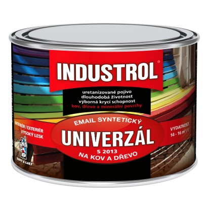 INDUSTROL Email na kov a drevo S2013 UNIVERZÁL 5400 zeleň tmavá 375 ml INDUSTROL Email na kov a drevo S2013 UNIVERZÁL 5400 zeleň tmavá 375 ml