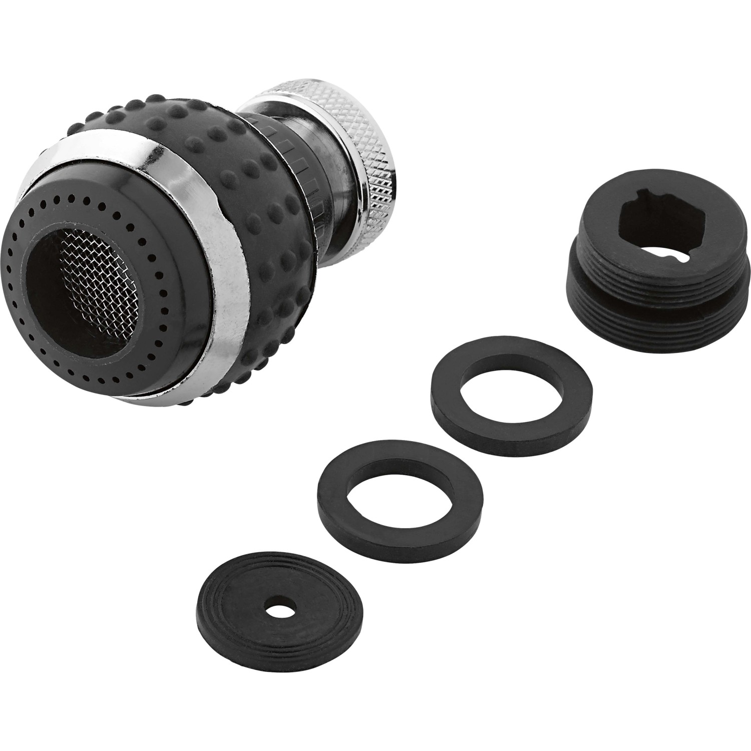 Náhradná sprchová hlavica s protišmykovým telesom pochrómovaná Náhradná sprchová hlavica s protišmykovým telesom pochrómovaná