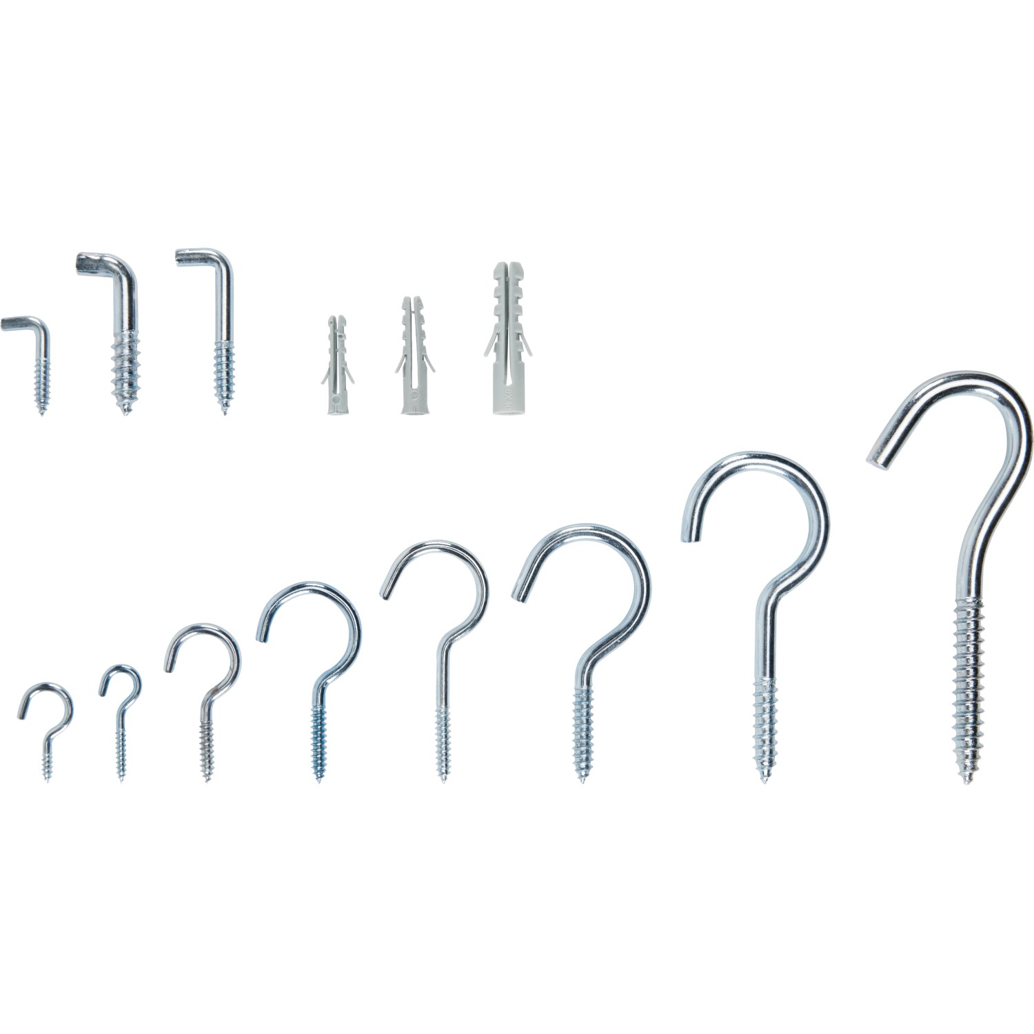 LUX Sortiment hákov a hmoždiniek, 400-dielny LUX Sortiment hákov a hmoždiniek, 400-dielny