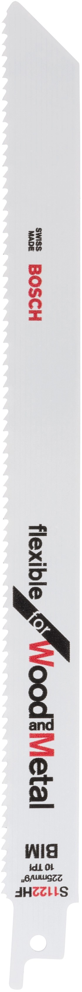 Bosch Pílový list do chvost. píl Pro S 1122 HF Flexible for Wood and Metal, 2ks Bosch Pílový list do chvost. píl Pro S 1122 HF Flexible for Wood and Metal, 2ks