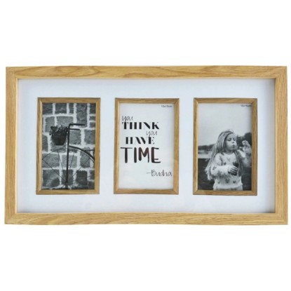 FALC Multirámik na 3 fotky, prírodný, 10 x 15 cm FALC Multirámik na 3 fotky, prírodný, 10 x 15 cm