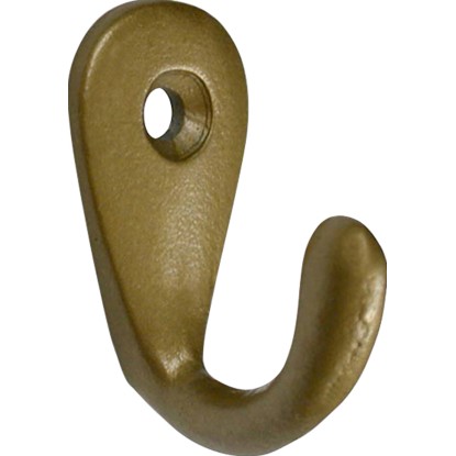 Háčik 1747, 35 mm x 18 mm x 27 mm zlatý matný Háčik 1747, 35 mm x 18 mm x 27 mm zlatý matný