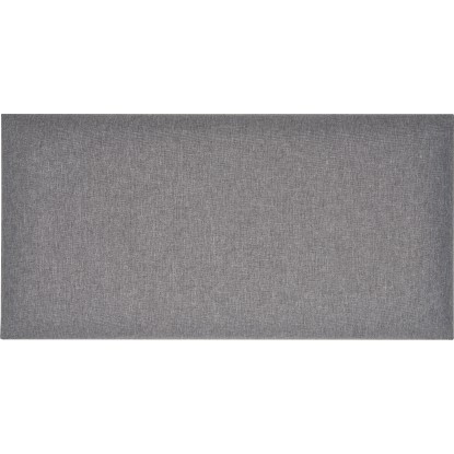 Nástenný vankúš obdĺžnikový 60 cm x 30 cm tmavosivý štruktúrovaný Nástenný vankúš obdĺžnikový 60 cm x 30 cm tmavosivý štruktúrovaný