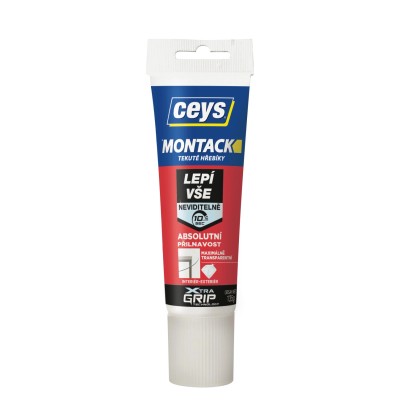 Ceys Tekuté klince Montack Lepí všetko neviditeľne, 135 g Ceys Tekuté klince Montack Lepí všetko neviditeľne, 135 g